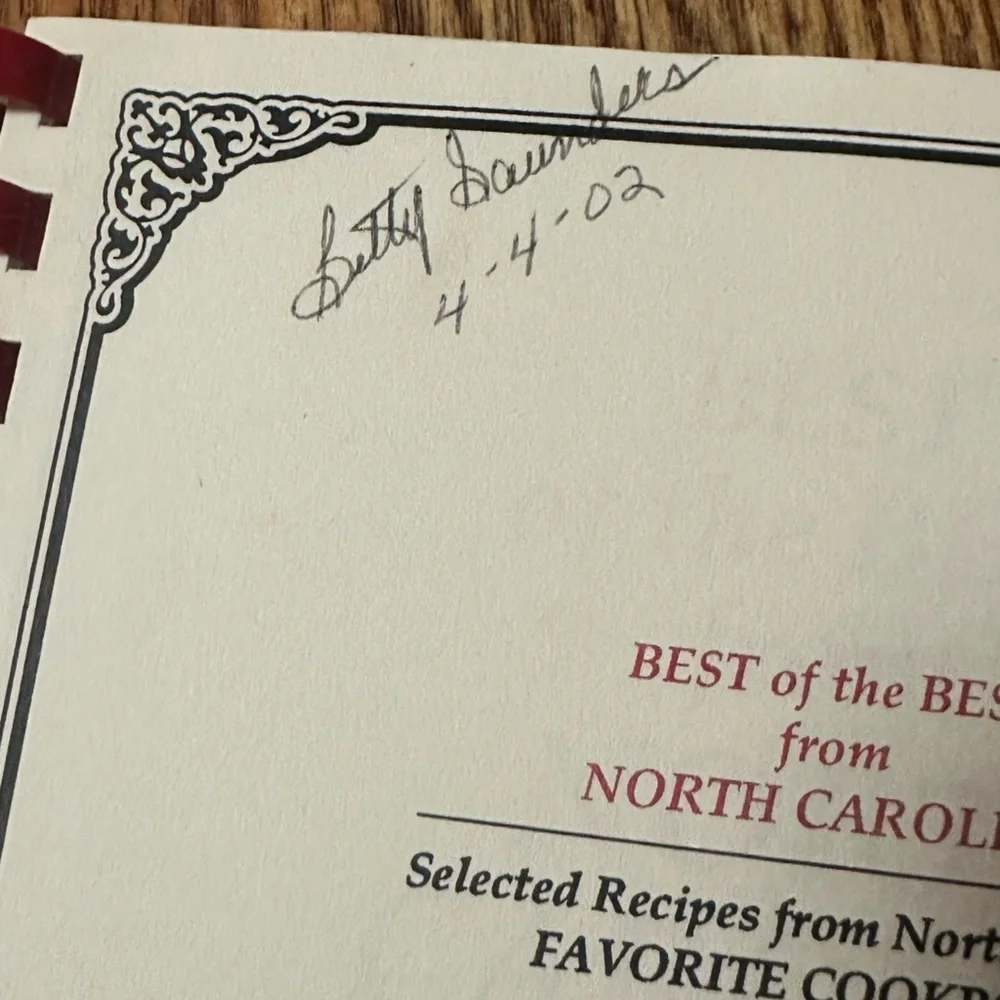 Best of the Best from North Carolina: Selected Recipes Cookbook